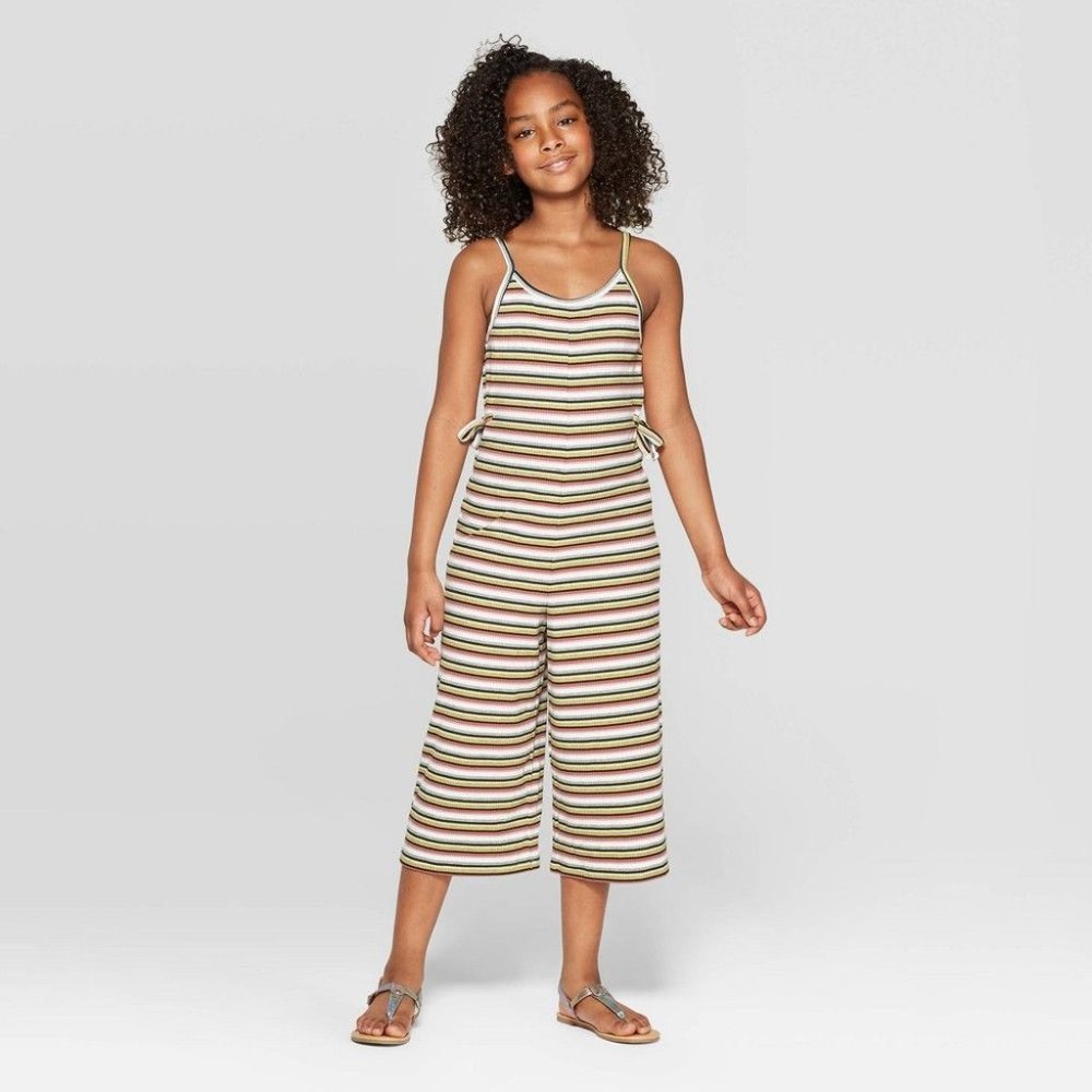 🎨 Art Class Stripe Jumpsuit
